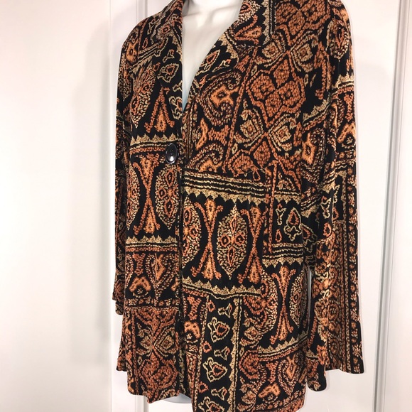 Beautiful Slinky Blazer Jacket, size L - Picture 5 of 12